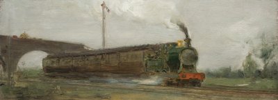 Railway Train by Henry Scott Tuke